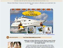 Tablet Screenshot of boat-charters.tv